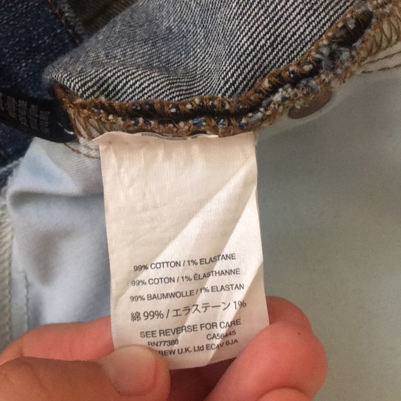 J Crew high waisted denim shorts - Picture 6 of 6